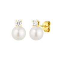 Pendientes Idee Preziose dal 1987 Mujer in Oro amarillo Perla  Ct IP.OK18G/4P - IP.OK18G/4P